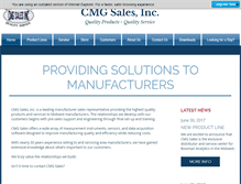 Tablet Screenshot of cmgsalesinc.com